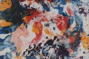 Gymnopediés - Erik Satie, 18 h x 17, acrilico su tela, 1993