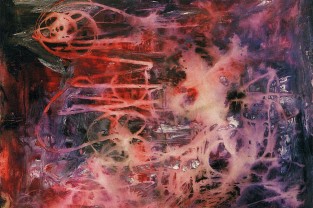 Cosmogonia, 80 h x 100, acrilico su tela, 1994